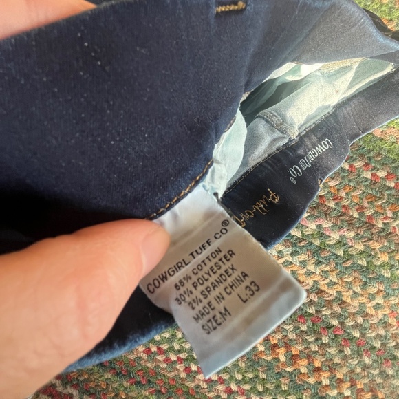 Cowgirl tuff pull on jeans - Picture 4 of 4